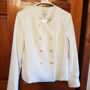 The Limited White Suit Jacket